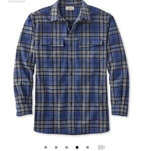 L.L. Bean Chamois Flannel Shirt, new without tags
